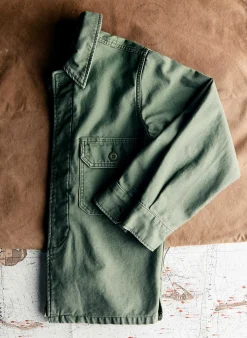 Imogene + Willie Jackets|Shirts*military shirt jacket in fatigue green