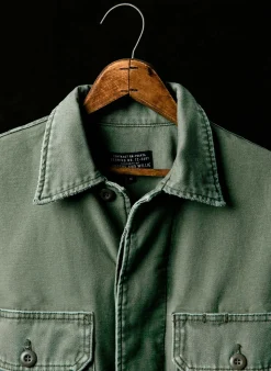 Women Imogene + Willie Jackets|Shirts*military shirt jacket in fatigue green