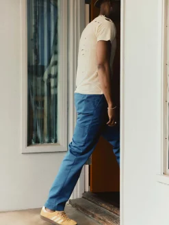Imogene + Willie Pants & Shorts*oceanside relaxed pant in postman blue