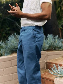 Imogene + Willie Pants & Shorts*oceanside relaxed pant in postman blue