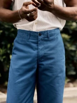 Imogene + Willie Pants & Shorts*oceanside relaxed pant in postman blue