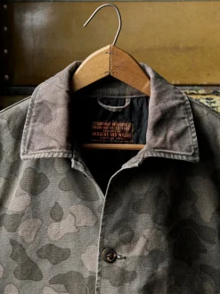 Imogene + Willie Jackets*quilt lined canvas chore coat in camo