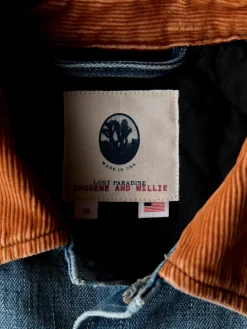 Imogene + Willie Jackets*quilt lined washed denim chore coat