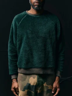 Imogene + Willie Knits & Sweaters*ribbed sherpa crew in fern