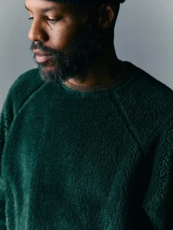 Imogene + Willie Knits & Sweaters*ribbed sherpa crew in fern