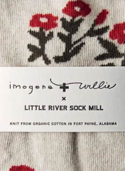 Imogene + Willie Socks*rosebud sock in natural