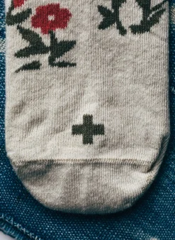 Imogene + Willie Socks*rosebud sock in natural