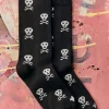 Imogene + Willie Socks*skull sock in charcoal