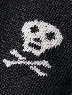 Imogene + Willie Socks*skull sock in charcoal