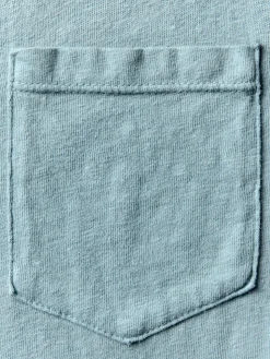 Imogene + Willie T-Shirts*sky blue knit pocket tee