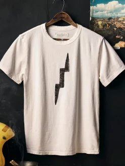 Women Imogene + Willie Graphic Tees|Graphic Tees*the "bolt" tee in vintage white