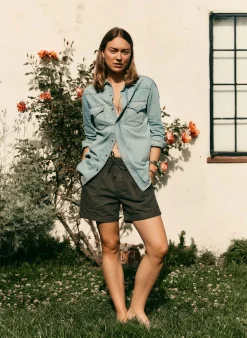 Women Imogene + Willie Pants & Shorts*the canvas lounge short in faded black