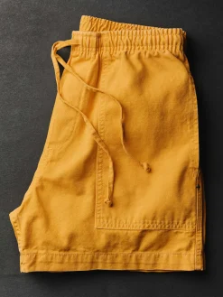 Women Imogene + Willie Pants & Shorts*the canvas lounge short in marigold