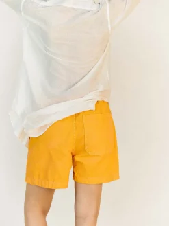 Women Imogene + Willie Pants & Shorts*the canvas lounge short in marigold