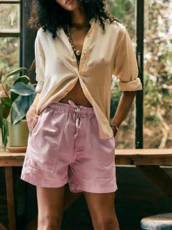 Women Imogene + Willie Pants & Shorts*the canvas lounge short in pink stone