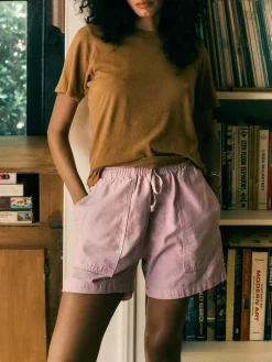 Women Imogene + Willie Pants & Shorts*the canvas lounge short in pink stone