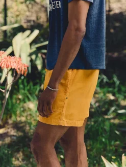 Imogene + Willie Pants & Shorts*the canvas lounge short in marigold