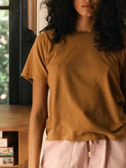 Women Imogene + Willie Tees & Tanks*the cotton hemp tee in field brown