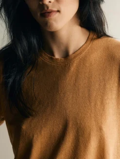 Women Imogene + Willie Tees & Tanks*the cotton hemp tee in field brown