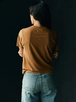 Women Imogene + Willie Tees & Tanks*the cotton hemp tee in field brown