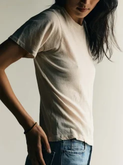 Women Imogene + Willie Tees & Tanks*the cotton hemp tee in vintage white