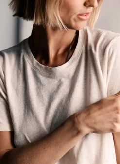Women Imogene + Willie Tees & Tanks*the cotton hemp tee in vintage white