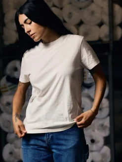 Women Imogene + Willie T-Shirts|Tees & Tanks*the cotton project tee in vintage white (2-pack)