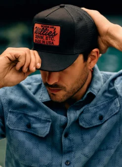 Women Imogene + Willie Hats & Beanies|Accessories*the "denim etc" trucker in black