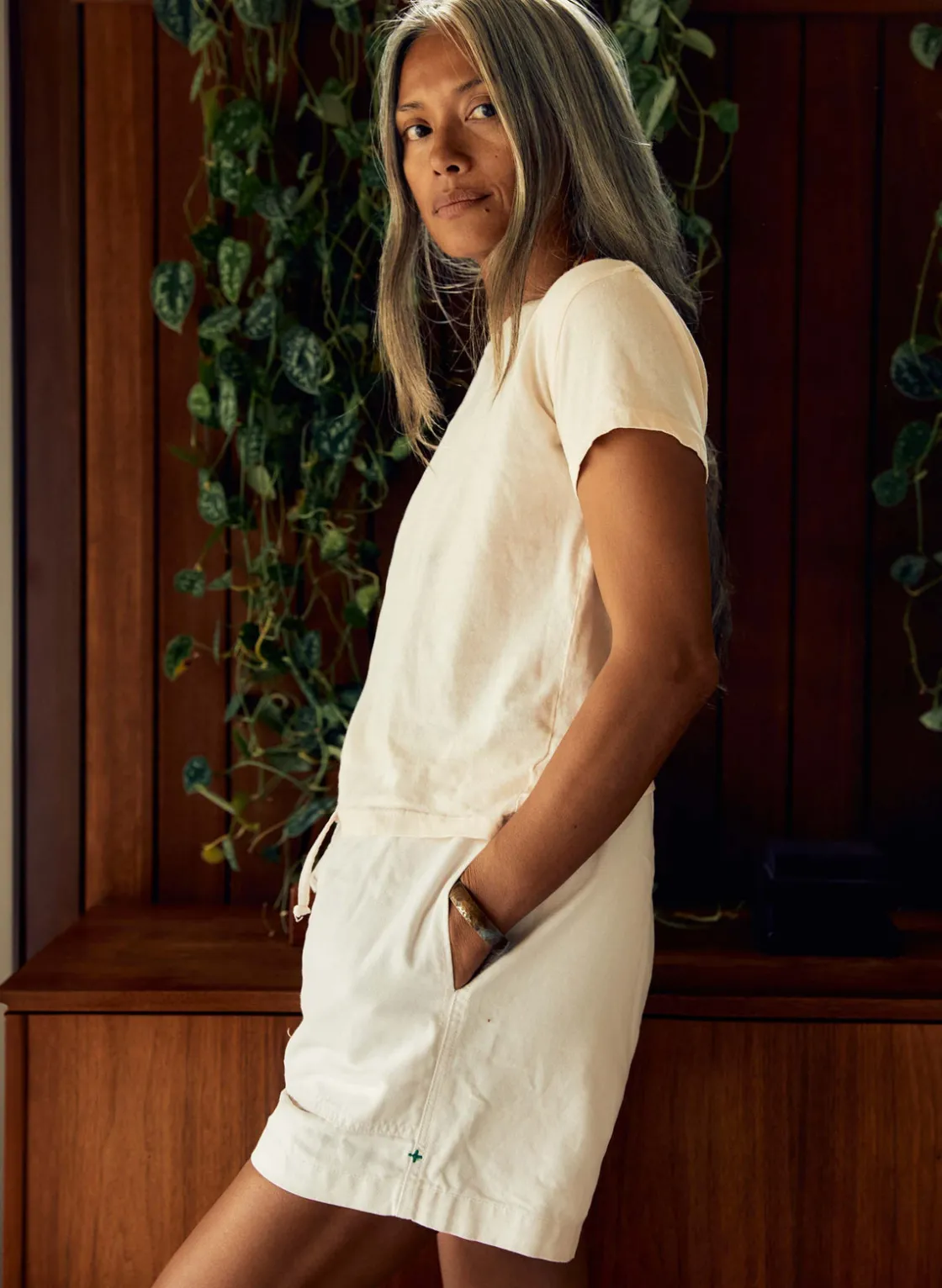 Women Imogene + Willie Tees & Tanks*the drop tee in vintage white