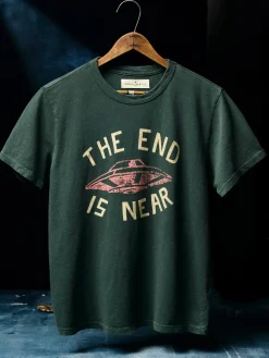 Women Imogene + Willie Graphic Tees|Graphic Tees*the "end is near" tee in spruce