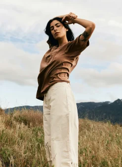 Women Imogene + Willie Pants & Shorts*the flight pant in white ripstop