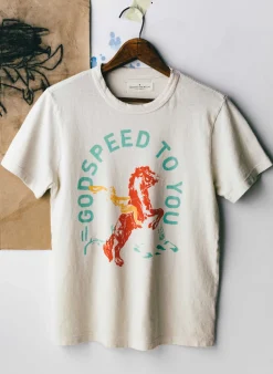 Women Imogene + Willie Graphic Tees|Graphic Tees*the "godspeed" tee in vintage white