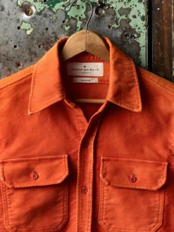 Imogene + Willie Shirts*the griffin workshirt in orange