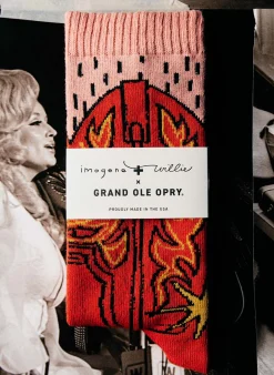 Imogene + Willie Socks*the i+w x opry "boot" sock in red