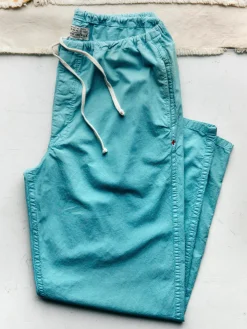 Women Imogene + Willie Pants & Shorts*the lounge pant in aqua poplin