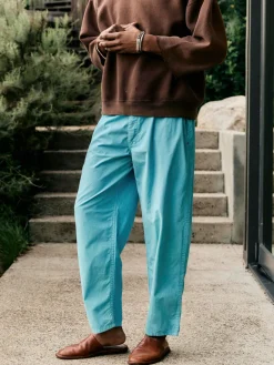 Imogene + Willie Pants & Shorts*the lounge pant in aqua poplin