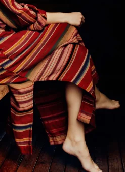 Women Imogene + Willie Accessories|Accessories*the ojai robe in coastal stripe