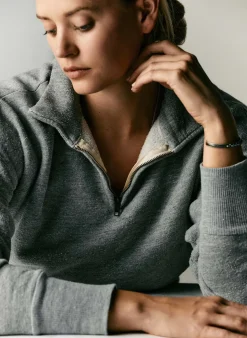 Women Imogene + Willie Knits & Sweaters*the quarter zip heather pullover