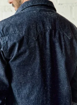 Imogene + Willie Shirts*the sawtooth pearl snap in indigo nep