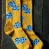 Women Imogene + Willie Socks|Accessories*the "tumblin dice" sock in gold
