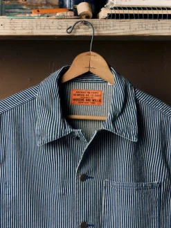 Imogene + Willie Jackets*the utility coat in hickory stripe