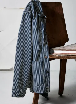 Imogene + Willie Jackets*the utility coat in hickory stripe