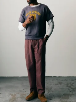 Imogene + Willie Pants & Shorts*the ventura chore pant in dark mauve