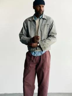 Imogene + Willie Pants & Shorts*the ventura chore pant in dark mauve