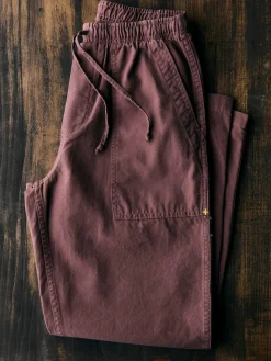 Women Imogene + Willie Pants & Shorts*the ventura chore pant in dark mauve