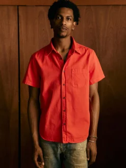 Imogene + Willie Shirts*the whisper twill shirt in poppy
