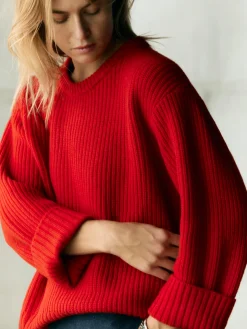 Women Imogene + Willie Knits & Sweaters*varese wool sweater in red