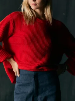 Women Imogene + Willie Knits & Sweaters*varese wool sweater in red