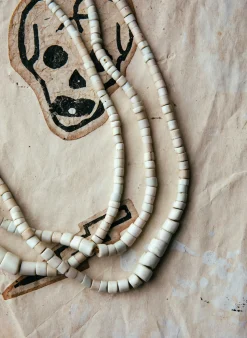 Women Imogene + Willie Jewelry|Accessories*vintage white goomba trade bead necklace