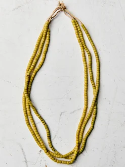 Women Imogene + Willie Jewelry|Accessories*vintage yellow trade bead necklace